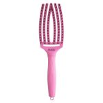 Olivia Garden Fingerbrush Nylon & Boar Combo Think – Bubble Pink četka za kosu