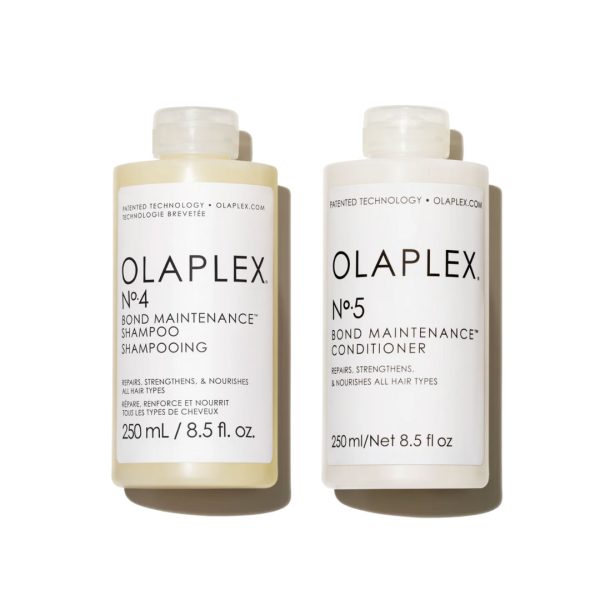 Olaplex No.4 & No.5 Bond Maintenance Set – Šampon i regenerator za jačanje i obnovu kose