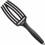 Olivia Garden Fingerbrush Care Iconic Boar & Nylon – Full Black četka za kosu