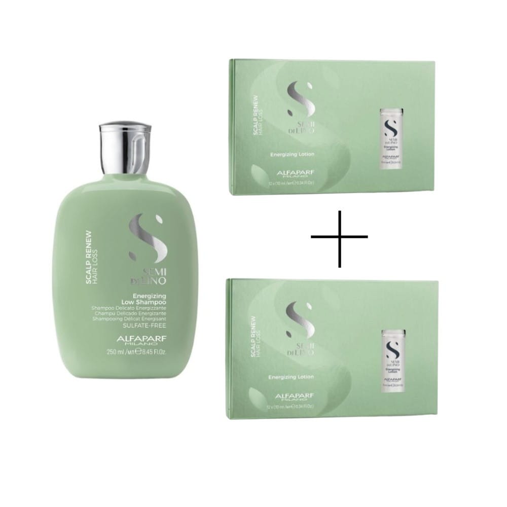 ALFAPARF SEMI DI LINO SCALP RENEW ENERGIZING SET