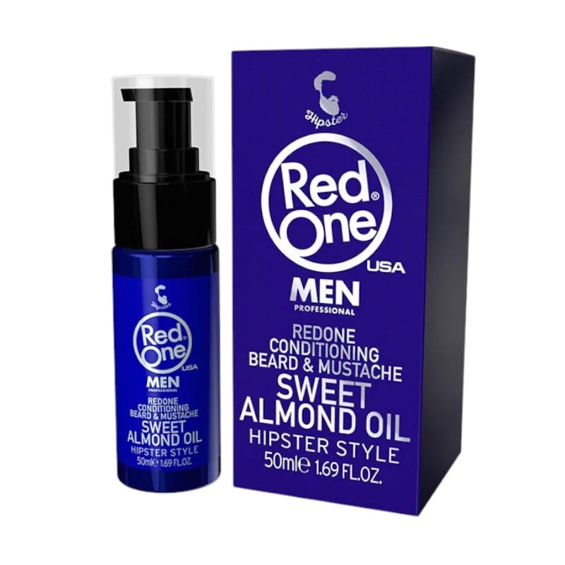 RedOne Sweet Almond Oil – Beard & Mustache Hipster Style 50ml