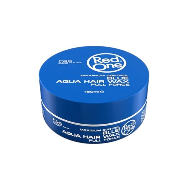 Red One Aqua Hair Wax Blue Full Force 150ml