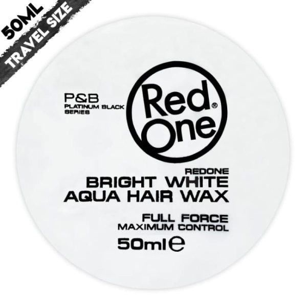 Red One Bright White Aqua Hair Wax 50 ml