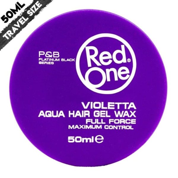 Red One Violetta Aqua Hair Gel Wax 50 ml