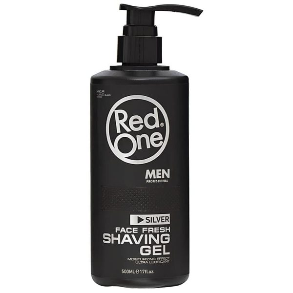 Red One Silver Face Fresh Shaving Gel 500ml