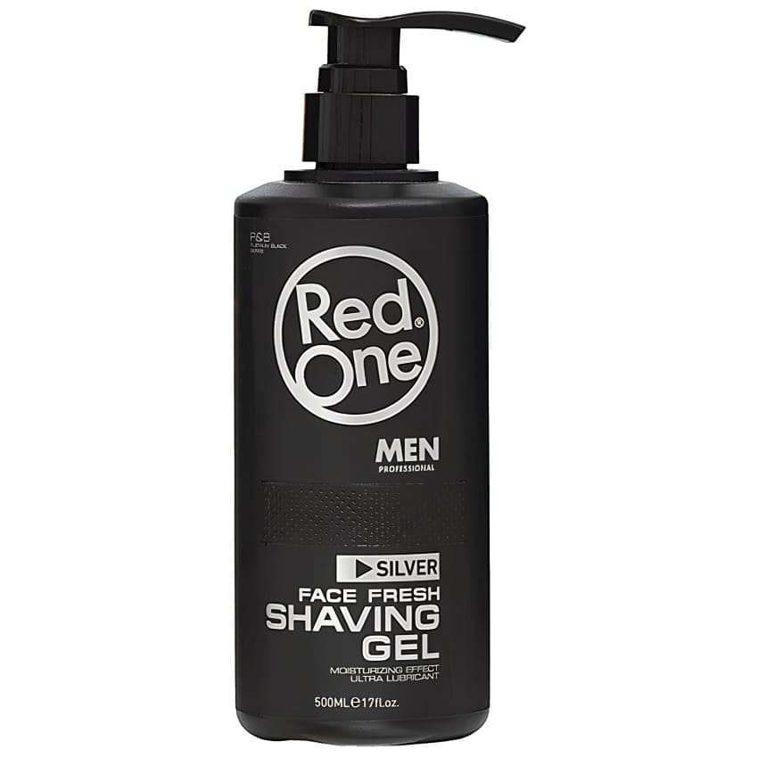 Red One Silver Face Fresh Shaving Gel 500ml