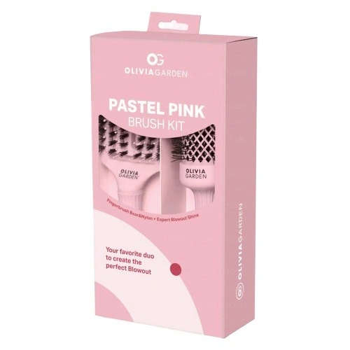 astel Pink Brush Kit donosi volumen, bezbolno raščešljavanje i prelep sjaj, sve upakovano u pastelno-ružičastu nijansu. Ovaj limitirani set uključuje Expert Blowout Shine 45, Četka za feniranje koja omogućava kreiranje raskošnog volumena i elastičnosti na srednje dugoj i dugoj kosi. Uparena sa Fingerbrush četkom, dizajniranom za lako raščešljavanje i savršeno razdvajanje lokni kako bi frizura bila potpuno oblikovana. Nežna je za teme i ostavlja kosu laganom i mekom. Za sve tipove i dužine kose