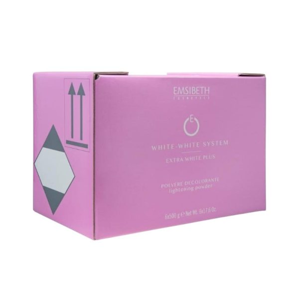 Emsibeth White-White System Extra White Plus 500g - Prašak za izbeljivanje