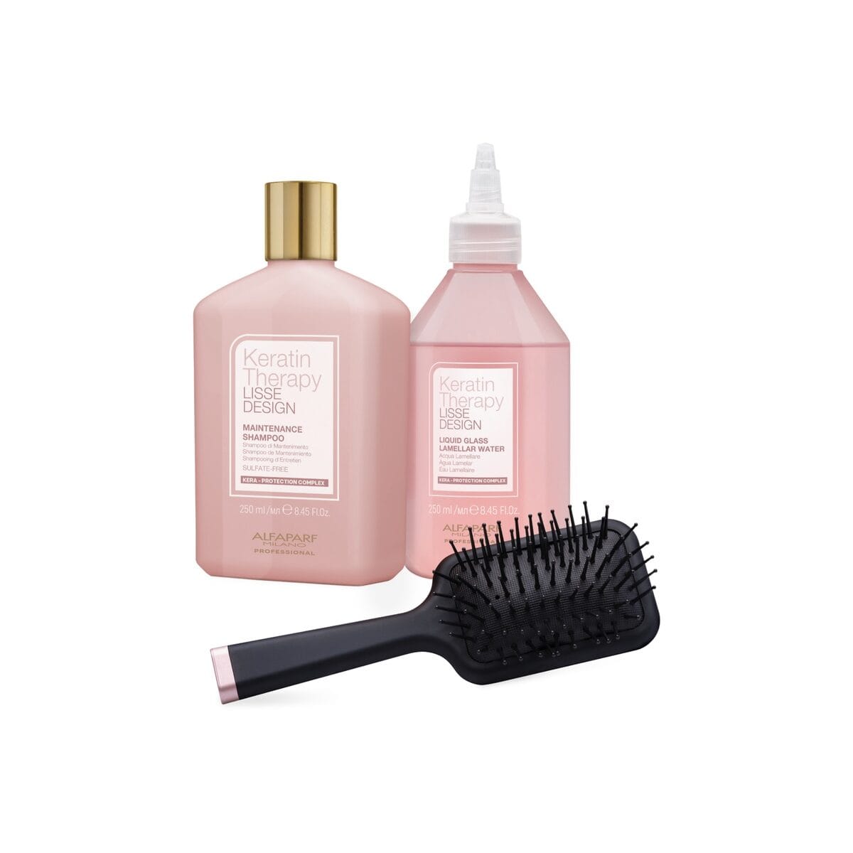 Alfaparf Milano Keratin Therapy Lisse Design Maintenance Kit – Glass Hair