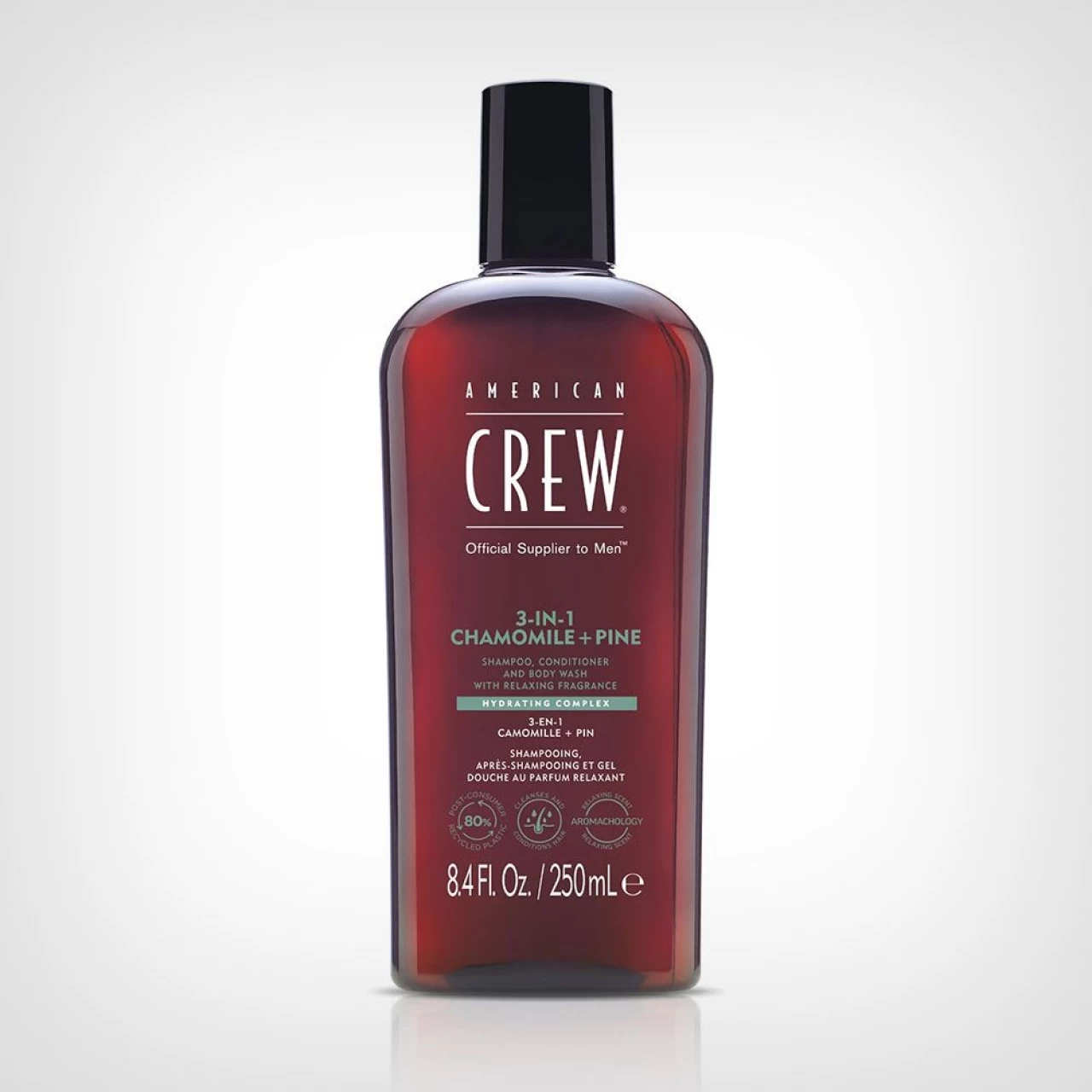American Crew 3in1 Relaxing (Kamilica + Bor) - Šampon, Kondicioner i Losion